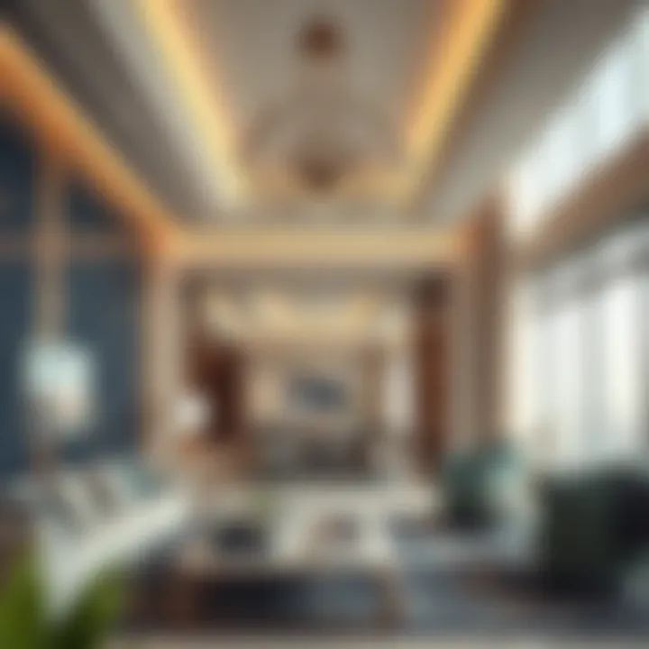 Elegant interior space within Shafar Tower