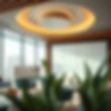 Contemporary Office Design in Dubai Elegant office space showcasing contemporary design elements