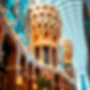 Unique Architectural Features of Souq City Khalifa Architectural details of Souq City Khalifa highlighting its unique design