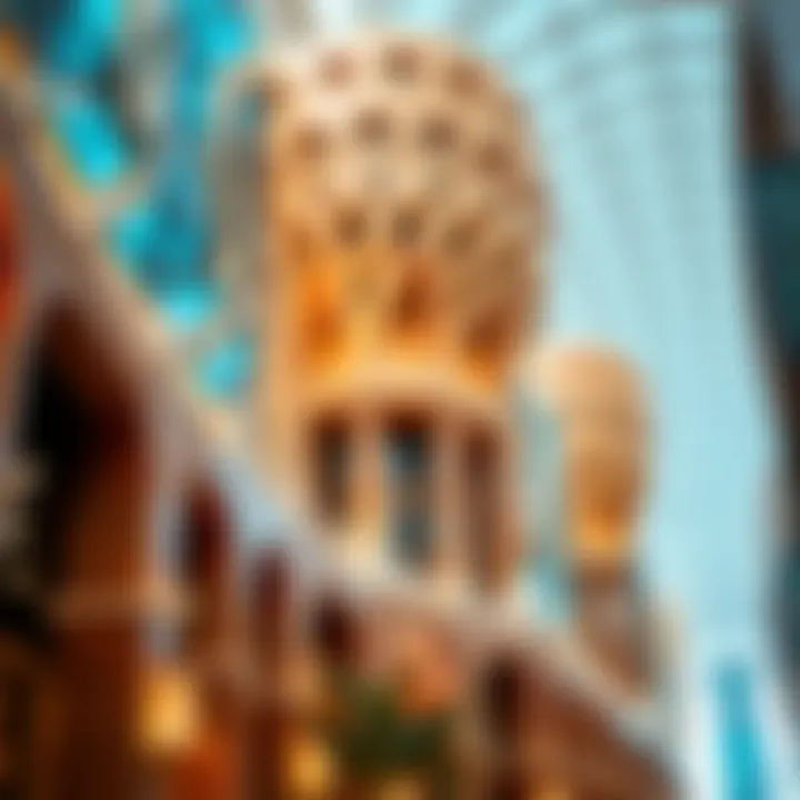 Unique Architectural Features of Souq City Khalifa Architectural details of Souq City Khalifa highlighting its unique design