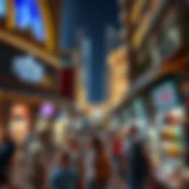 Vibrant Marketplace of Souq City Khalifa A panoramic view of Souq City Khalifa showcasing its vibrant marketplace