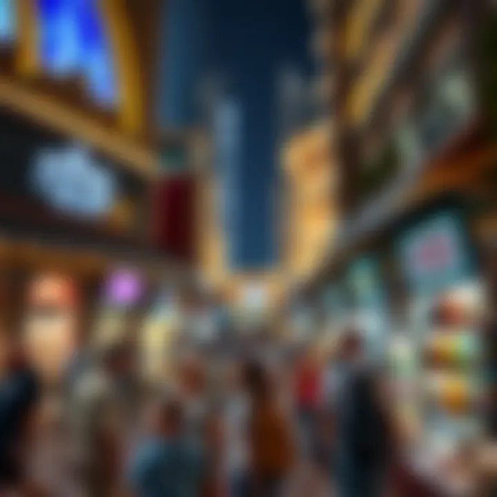 Vibrant Marketplace of Souq City Khalifa A panoramic view of Souq City Khalifa showcasing its vibrant marketplace