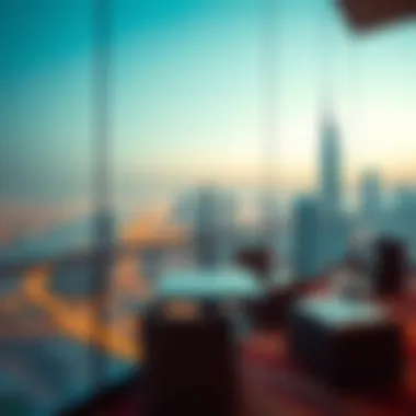 Stunning panoramic view from a Dubai penthouse balcony