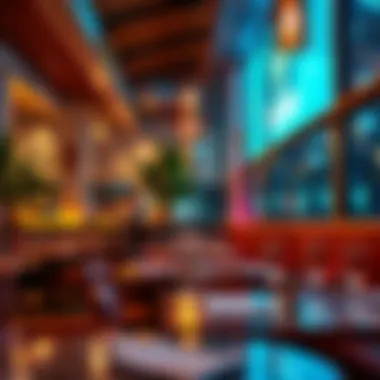 Vibrant atmosphere at a casual eatery on The Palm