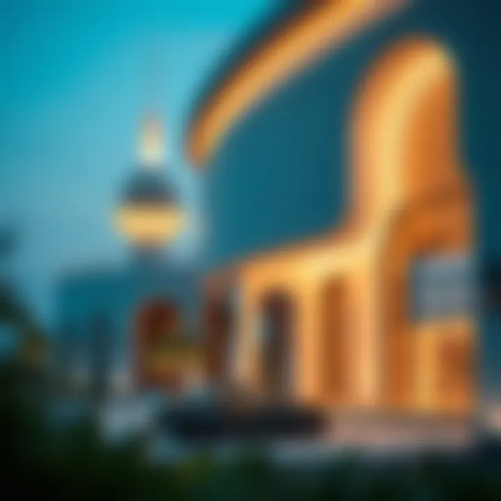 Architectural design features of برج الدره