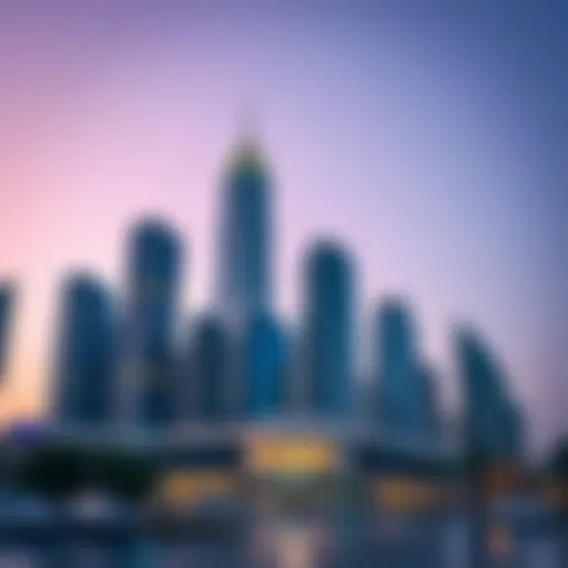 Stunning skyline of The Square showcasing architectural brilliance