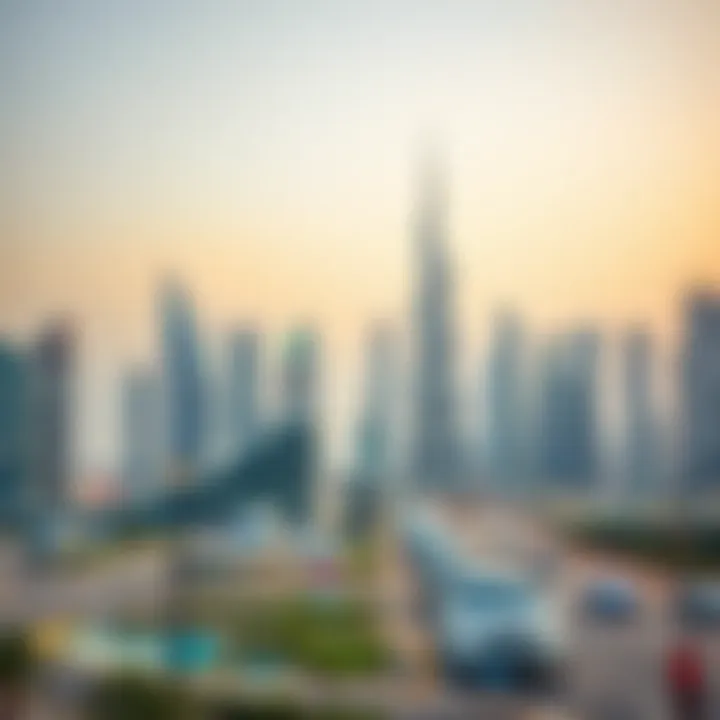 Skyline of Abu Dhabi showcasing modern architectural marvels