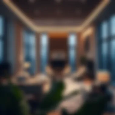 Interior layout showcasing spacious living areas