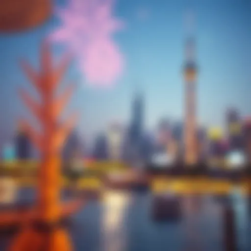 UAE skyline during a public holiday celebration