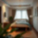 Cozy Bed Space in Satwa Villa A cozy bed space set up in a stylish shared room in Satwa Villa.