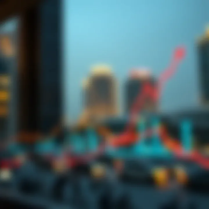 Graph depicting bull and bear market trends in Dubai's real estate