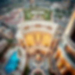 Aerial view showcasing the architectural elegance of مركز ريفيرا