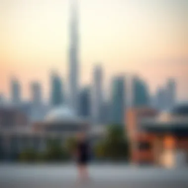 A skyline view of Dubai showcasing modern real estate.