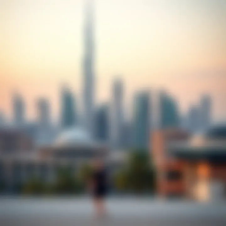 A skyline view of Dubai showcasing modern real estate.