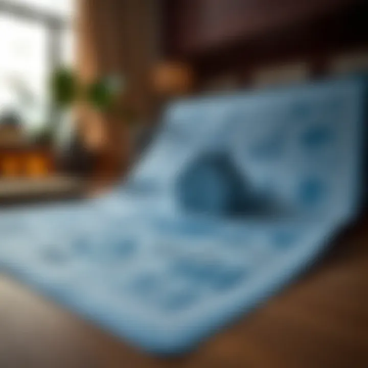 An architectural blueprint symbolizing property registration.