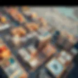 Aerial view of Sharjah's real estate development