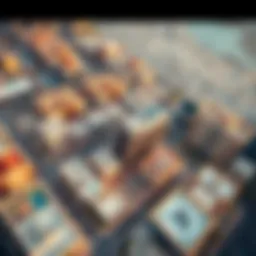 Aerial view of Sharjah's real estate development