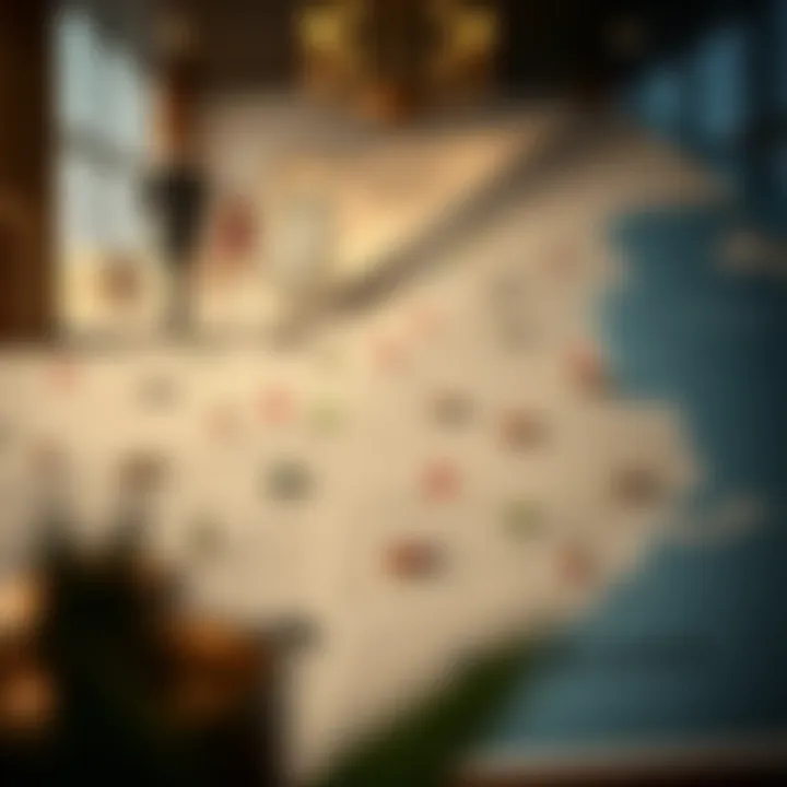 Navigating Dubai's Real Estate with Makani A map highlighting properties identified by Makani numbers