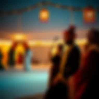 Cultural performances reflecting Emirati traditions during winter